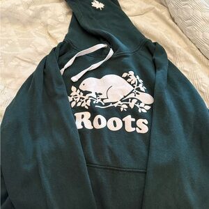 Women’s forest green roots hoodie